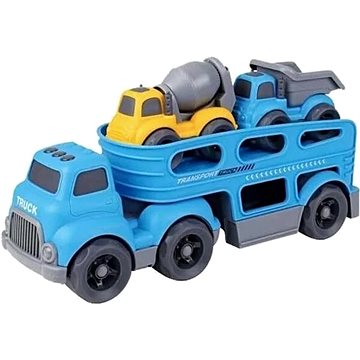 

Bavytoy Set truck s autíčky modrý