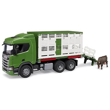 

Bruder 3548 Scania Super 560R nákladní vůz pro přepravu zvířat s 1 krávou