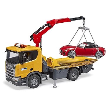 

Bruder 3552 Odtahové vozidlo Scania Super 560R a Bruder Roadster