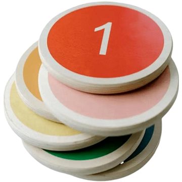 

Montessori hračky Balanční kameny - dřevěné, 6 ks