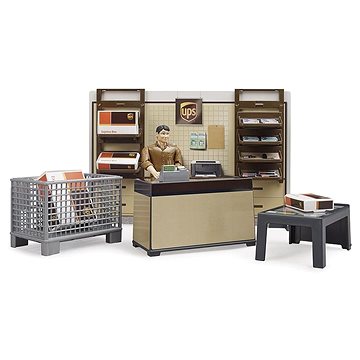 

Bruder 62250 BWORLD Pobočka přepravce UPS s figurkou
