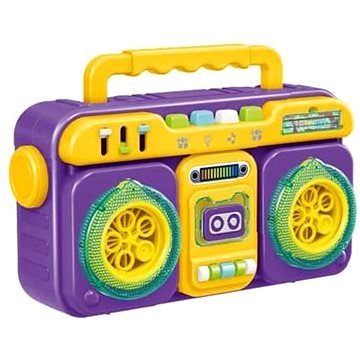 

Bavytoy Bublifukové rádio se světlem a hudbou fialové