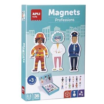 

APLI Magnetická hra "Kids", 36 ks, profese