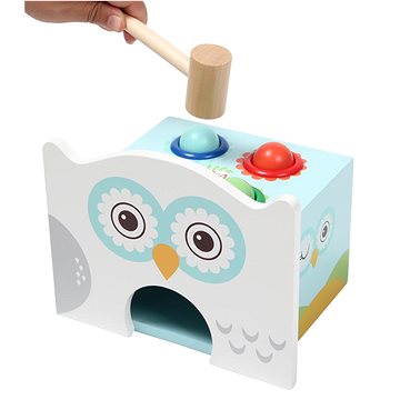 

Hope Toys Dřevěná zatloukačka Sovička