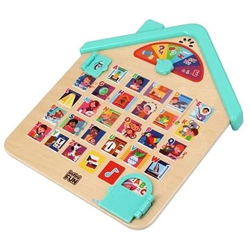 

Alltoys Dřevěný domeček s abecedou