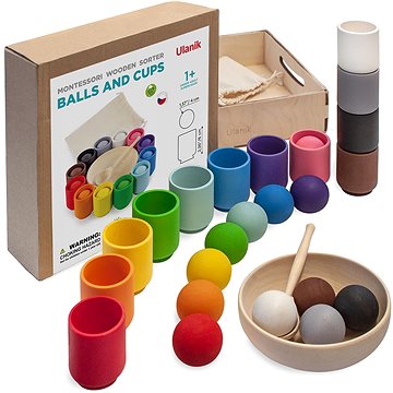 

Ulanik Montessori Balls and Cups pro nejmenší
