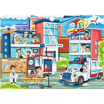 

Aga4Kids Dětské puzzle Nemocnice 172 dílků