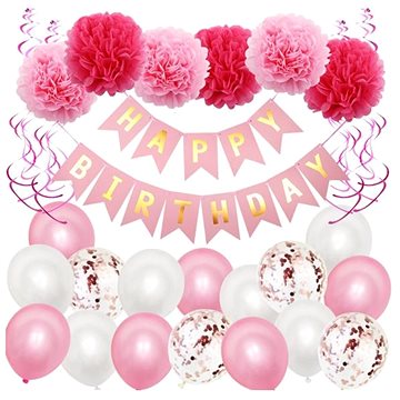 

Zentrada Sada nafukovacích párty balónků Happy Birthday
