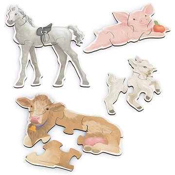 

Vemkel Dřevěné puzzle Farm animals