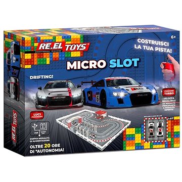 

RE.EL Toys autodráha Micro Slot Race Audi 1:87 LED světla