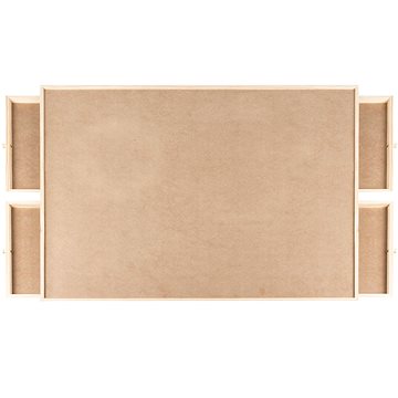 

Malatec 21650 Třídící podložka na puzzle se 4 zásuvkami 89 × 69 × 3,5 cm dřevo