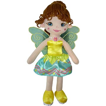 

4sleep Hadrová panenka Florentýnka zelená 45 cm