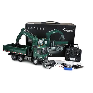 

Amewi RC auto Mercedes-Benz, 2 x drapák, sklápění, LED, proporcionální RTR sada