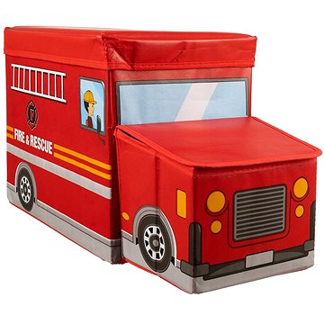

Kruzzel 22489 Box na hračky hasičské auto 53 × 26 × 31,5 cm