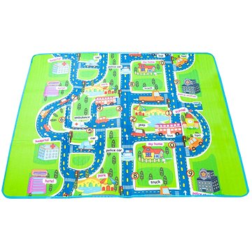

IKONKA Vzdělávací pěnová podložka pro děti Street 160 × 130 cm