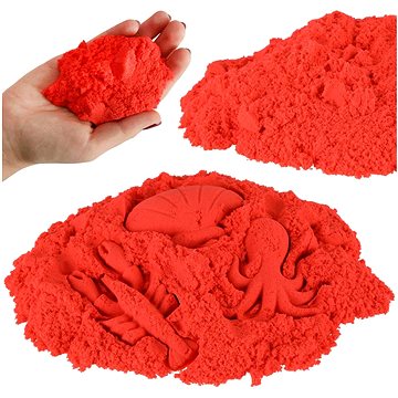 

KIK Kinetický písek v sáčku, červený, 1 kg