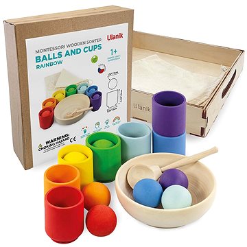 

ULANIK Rainbow: balls in cups