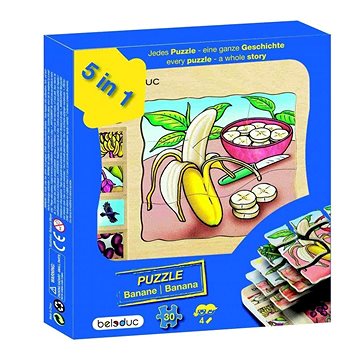 

Beleduc Vývojové vrstvené puzzle Banán