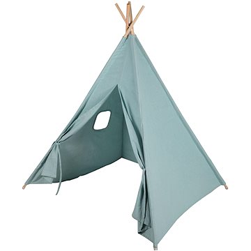 

DOCHTMANN Dekorativní dětský stan, teepee světle modrý 120 × 120 × 155 cm