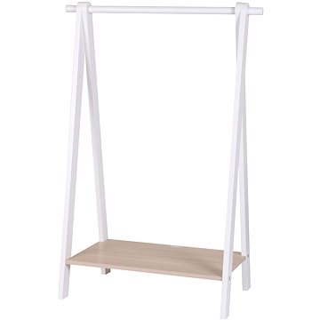 

DOCHTMANN Montessori dětský věšák na oblečení, bílý 70 x 110 x 38 cm