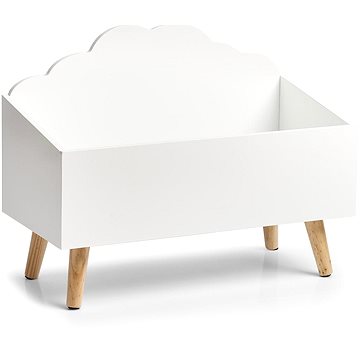 

ZELLER Dětský úložný box na hračky bílý 58 × 28 × 45 cm