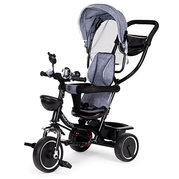 

Ecotoys Tříkolka s otočným sedadlem, šedá