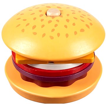 

Kruzzel 22673 Dětský dřevěný hamburger
