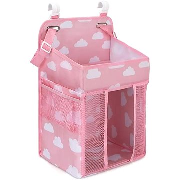 

APT Organizér do dětské postýlky 43 × 28 × 20 cm růžový