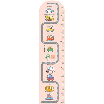 

Wiky Dětský metr na zeď pěnový auta 120 cm