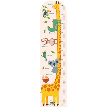 

Wiky Dětský metr na zeď pěnový žirafa 120 cm