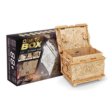 

Escape Welt Dřevěná stavebnice a hlavolam 3 v 1 3D Orbital Box