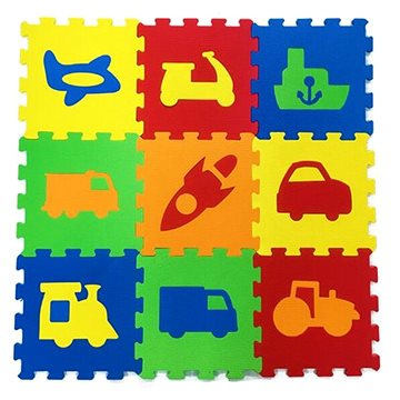 

Siva Pěnové puzzle pro děti - vozidla