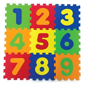 

Siva Pěnové puzzle pro děti - čísla