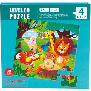 

Bino Europe Magnetické puzzle 3v1 zvířátka