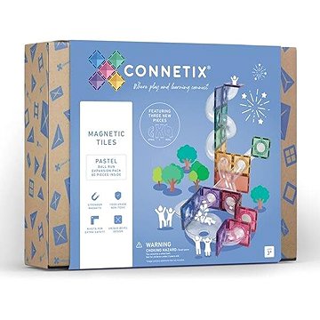 

Connetix Tiles Kuličkodráha Pastel - rozšíření (80 ks)