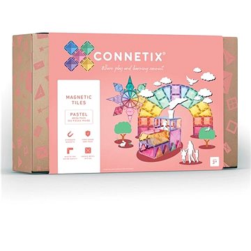 

Connetix Tiles - Magnetická stavebnice PASTEL 202 ks