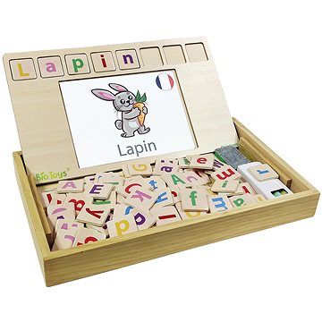 

Lexibook Anglicko-francouzská dřevěná škola slovíček Bio Toys