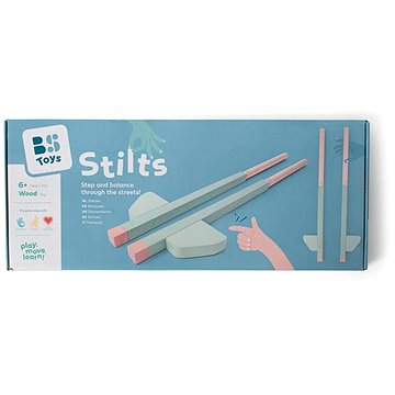 

BS Toys Dětské dřevěné chůdy