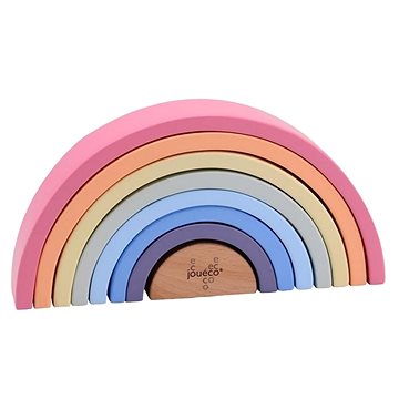 

Jouéco Dřevěná duha Rainbow 8 ks 12 m+