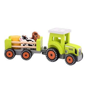 

Jouéco Dřevěný traktor s příslušenstvím 5ks 18m+