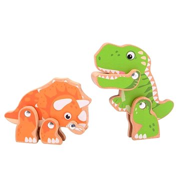 

Jouéco Sada dřevěných dinosaurů 2ks 12m+