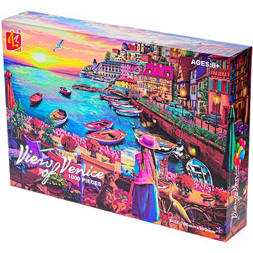 

Mikro Trading Puzzle 70 × 50 cm 1000 dílků – Benátky kreslené