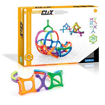 

GuideCraft Magnetická stavebnice PowerClix Organics set 26 ks