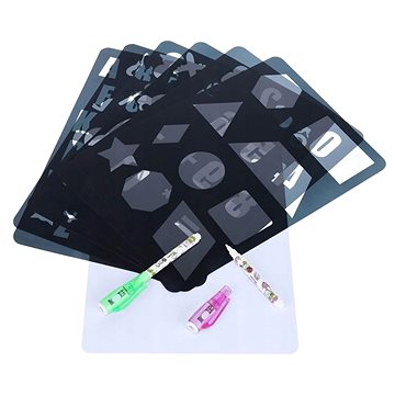 

Iso Trade Svítící tabule na kreslení se 6 šablonami GlowTab A4