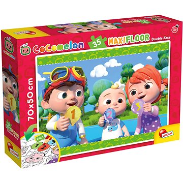 

Lisciani CoComelon Puzzle Maxi 35 čísla 2v1 70 × 50 cm