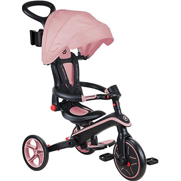 

Globber Tříkolka dětská skládací 4v1 deep pastel pink
