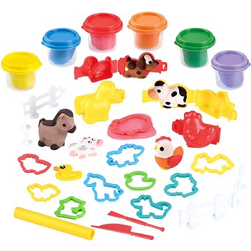 Playgo Modelína farma set 6 × 56 g