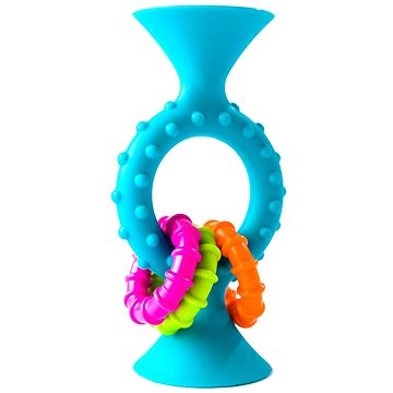 

Fat Brain chrastítko pipSquiz Loops modré 13 cm