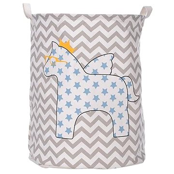 

4sleep Látkový box na hračky 35 × 45 cm šedý pegas
