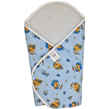 

4sleep Rychlozavinovačka 75 × 75 cm na suchý zip, modrá, tisk